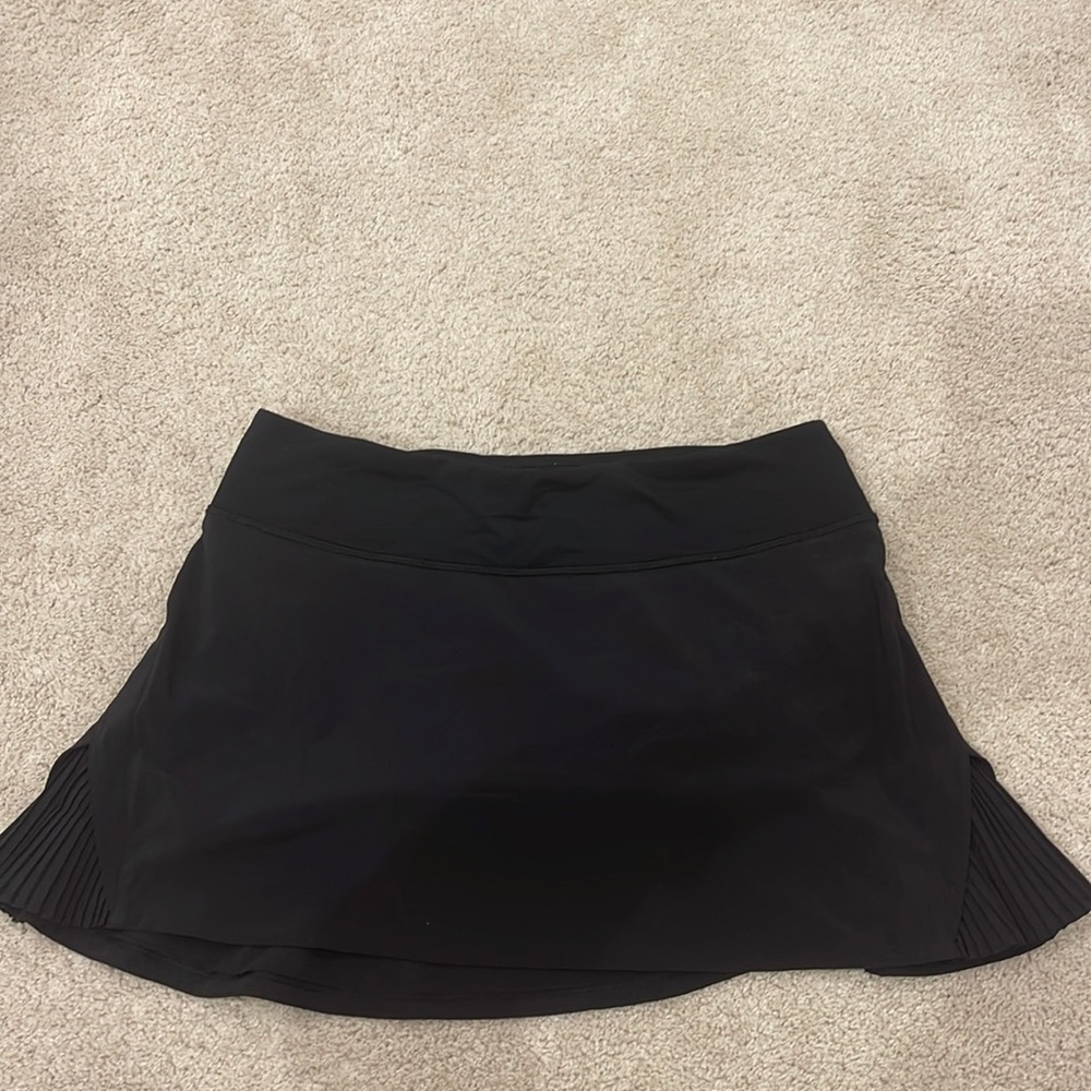 Lululemon black tennis skirt